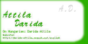 attila darida business card